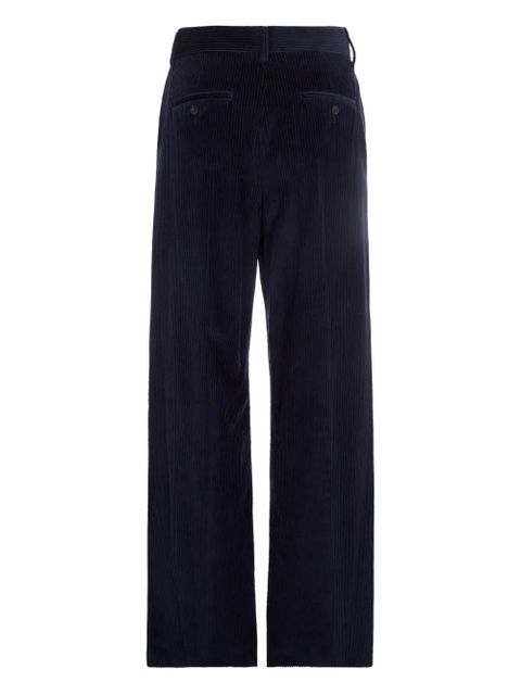 Max Mara corduroy straight-leg trousers - Blue - zdjęcie produktu nr 2
