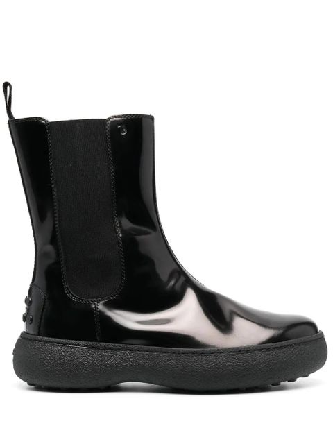 Tod's elasticated ankle boots - Black - zdjęcie produktu nr 1