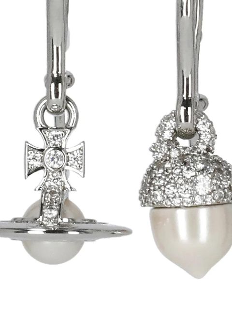 Vivienne Westwood pearl earrings - Silver - zdjęcie produktu nr 2