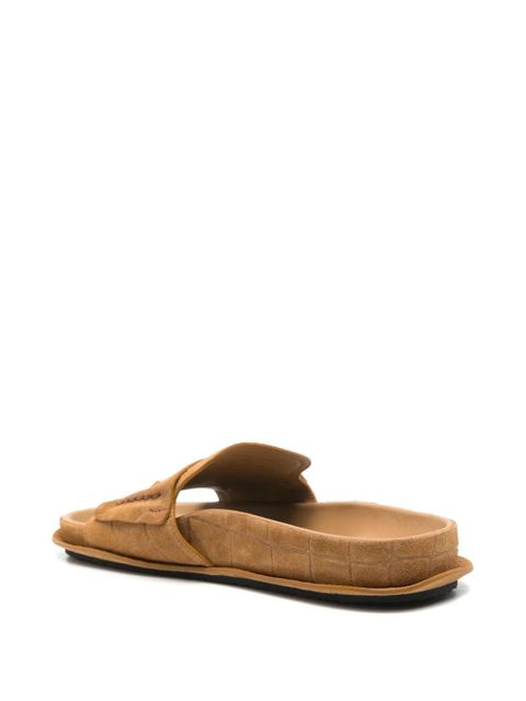 Jacquemus Les Sandales Mocassin flat sandals - Brown
