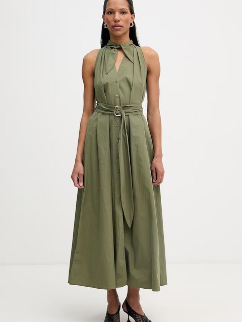 Isabelle Blanche sukienka z bawełną - zdjęcie produktu nr 1