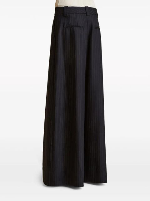 KHAITE Jacob wide-leg trousers - Black