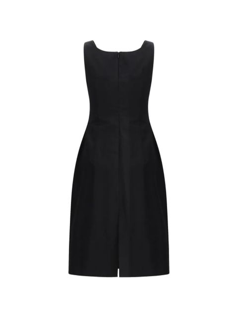 Magda Butrym flower-appliqué dress - Black - zdjęcie produktu nr 1