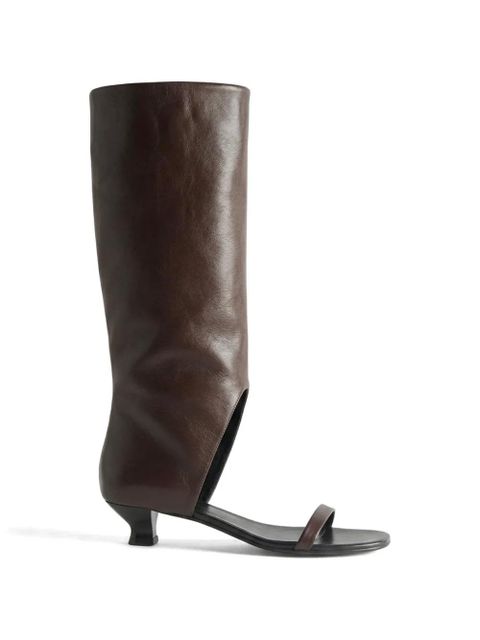 Paloma Wool Manuela open-toe knee-high sandals - Brown - zdjęcie produktu nr 1