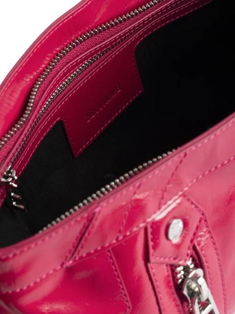 Zadig&Voltaire Sunny Mood zip patent satchel bag - Pink
