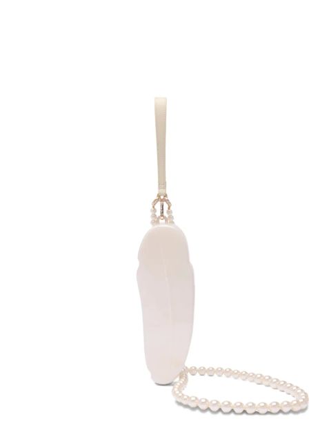 Simone Rocha pearl-embellished crossbody - Neutrals