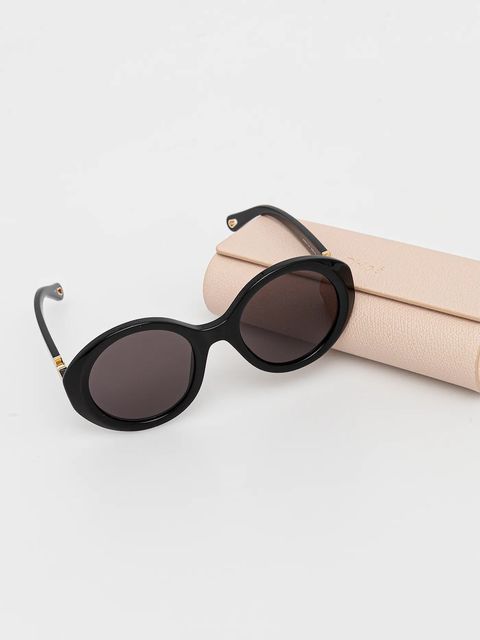 Chloé okulary przeciwsłoneczne damskie kolor czarny CH0332S