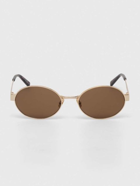 Saint Laurent okulary przeciwsłoneczne damskie kolor złoty SL 692