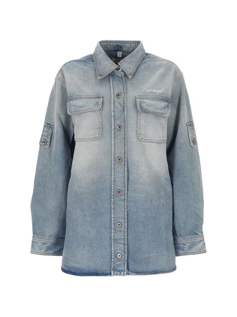 Off-White buttoned pocket shirt - Blue - zdjęcie produktu nr 1