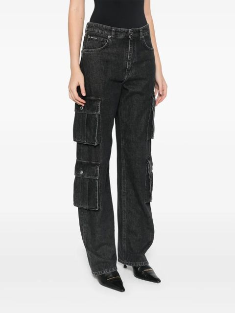 Dolce & Gabbana straight cargo jeans - Black