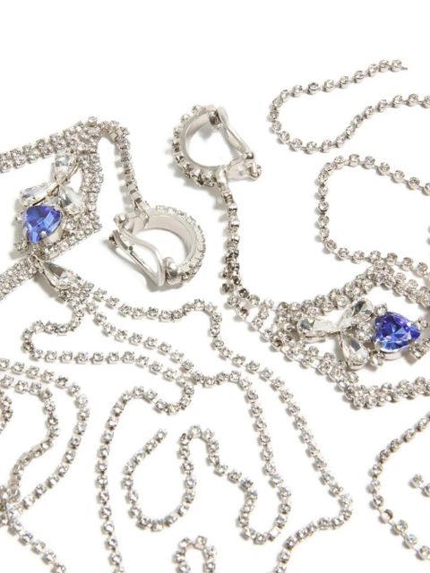 Valentino Garavani Rêve Radieux clip-on earrings - Silver