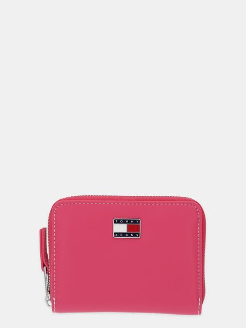 Tommy Jeans portfel damski kolor różowy AW0AW18031 - zdjęcie produktu nr 1