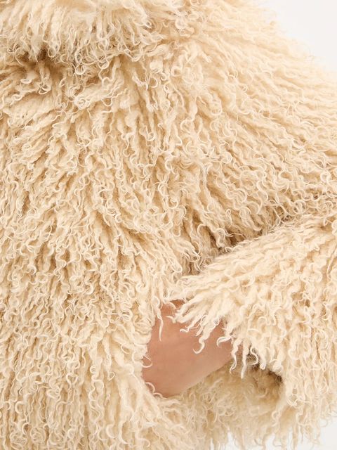 BOSS Orange płaszcz kolor beżowy 50547960