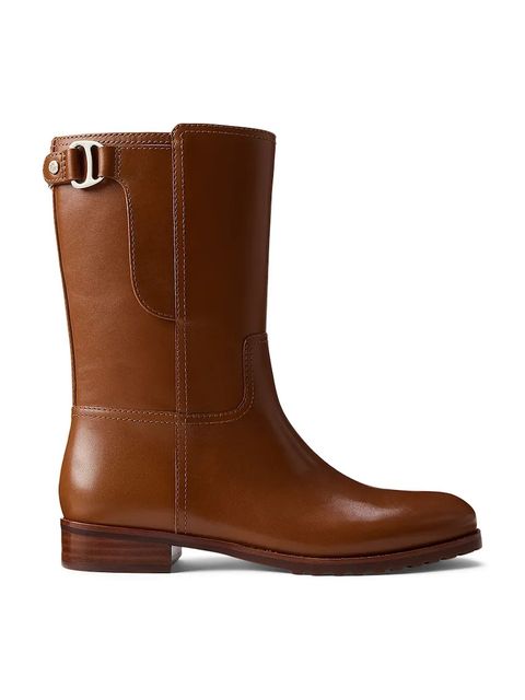 Lauren Ralph Lauren botki skórzane Tasha Mid - zdjęcie produktu nr 2