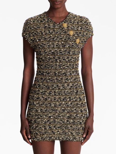 Balmain lurex tweed minidress - Gold - zdjęcie produktu nr 2