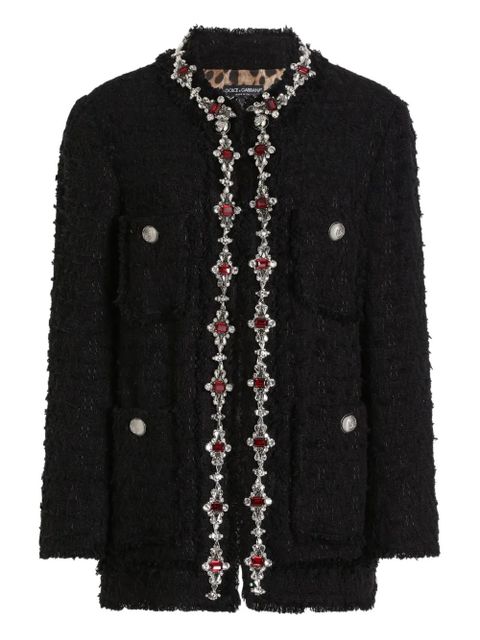 Dolce & Gabbana DNA crystal-embellished jacket - Black - zdjęcie produktu nr 1