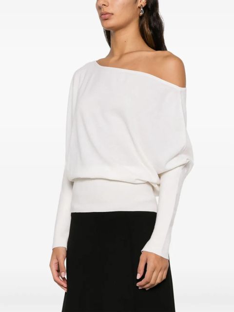 Simkhai Lavina off-shoulder sweater - White - zdjęcie produktu nr 2