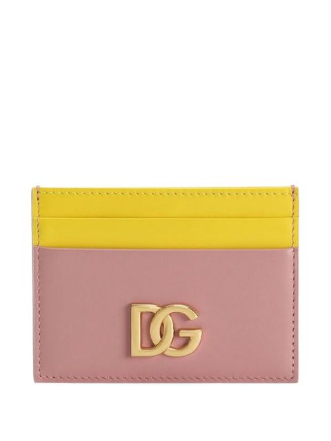 Dolce & Gabbana DG-plaque cardholder - Pink - zdjęcie produktu nr 1