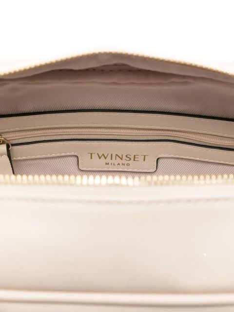 TWINSET logo-lettering tote bag - Neutrals