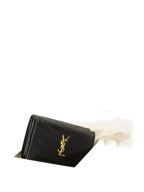 Saint Laurent Monogram leather wallet - Black