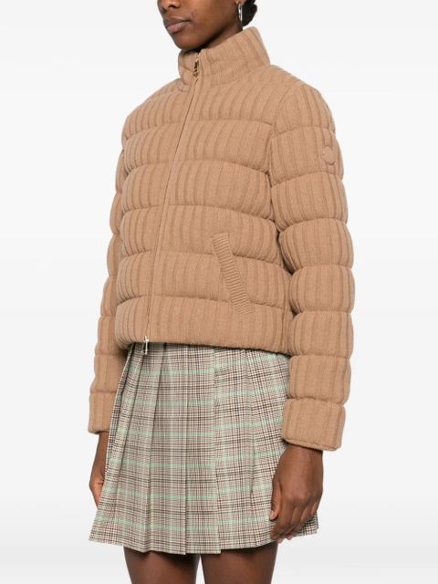 Moncler padded zip-up jacket - Neutrals