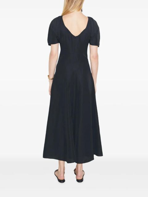Tory Burch puff-sleeve A-line maxi dress - Black - zdjęcie produktu nr 2