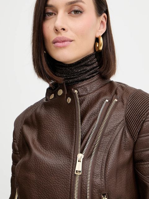 Guess ramoneska JEANNINE kolor brązowy przejściowa W5YL19 WHDS0