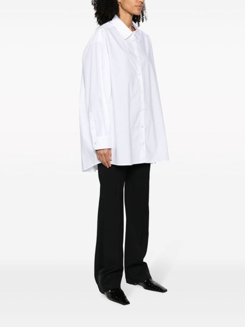 The Row long-sleeve cotton shirt - White