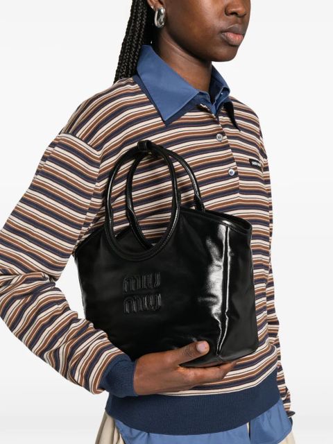 Miu Miu Ivy tote bag - Black - zdjęcie produktu nr 2