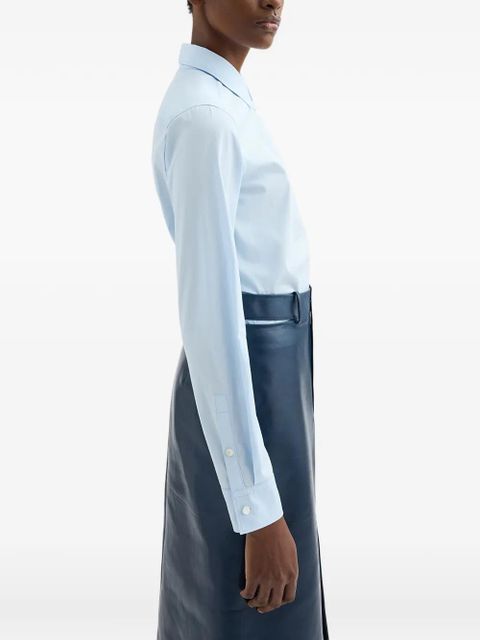 Jil Sander lightweight poplin shirt - Blue - zdjęcie produktu nr 2