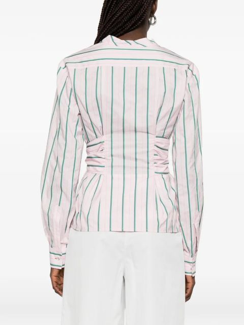 PINKO Ottavia striped button shirt