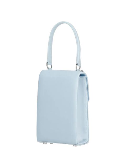 Self-Portrait crystal-embellished clutch bag - Blue