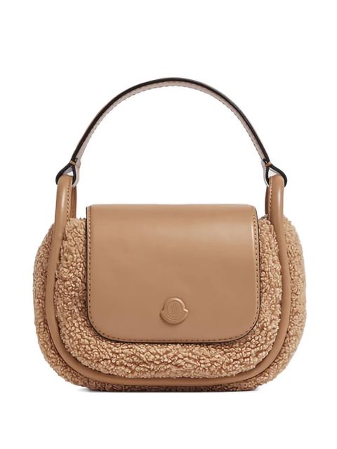 Moncler mini leather shoulder bag - Neutrals - zdjęcie produktu nr 1