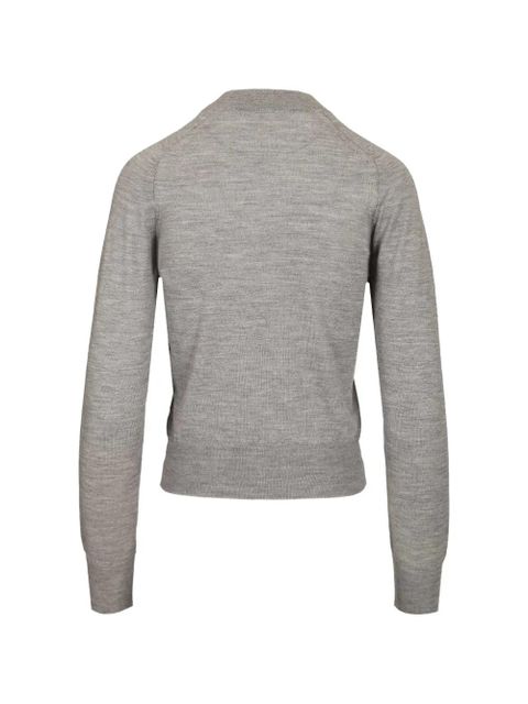 AMI Paris logo-embroidered sweater - Grey - zdjęcie produktu nr 2