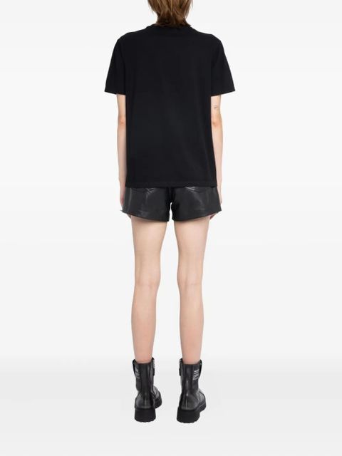 Zadig&Voltaire Edwin bat-embellished logo T-shirt - Black