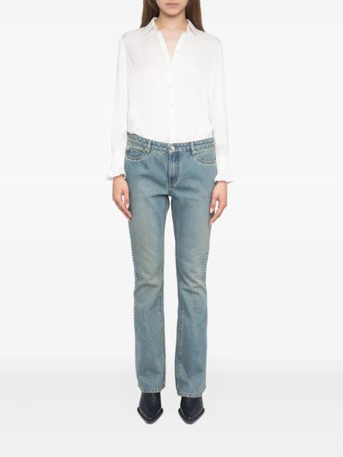 Zadig&Voltaire Eclip stud-embellished flared jeans - Blue