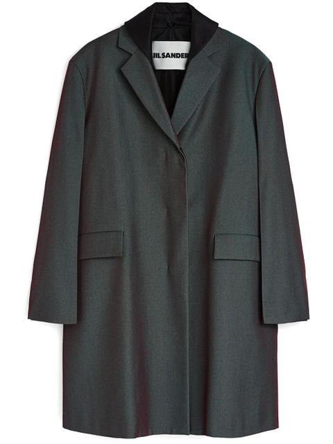 Jil Sander tailored coat - Grey