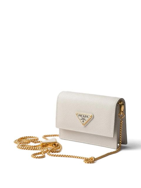 Prada Saffiano leather wallet - White