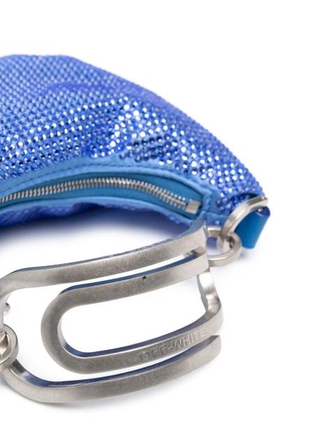 Off-White sequinned mini bag - Blue