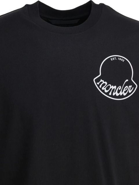 Moncler logo-print cotton T-shirt - Black