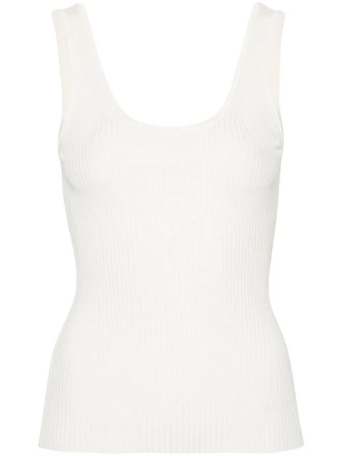 ZIMMERMANN ribbed knitted top - Neutrals - zdjęcie produktu nr 1