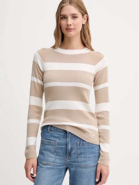 Joop! sweter wełniany damski kolor beżowy lekki 30047626 - zdjęcie produktu nr 1