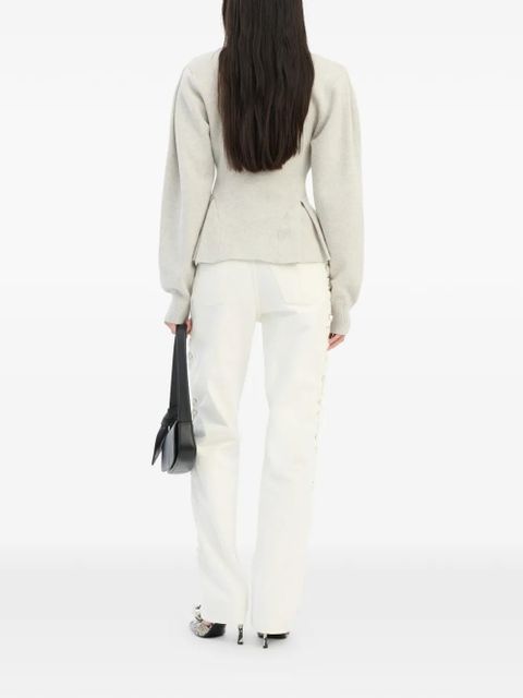 ROTATE BIRGER CHRISTENSEN V-neck cardigan - Grey