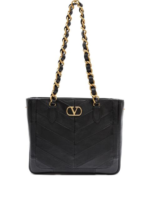Valentino Garavani leather shoulder bag - Black - zdjęcie produktu nr 1