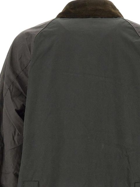 Barbour patchwork corduroy collar jacket - Green