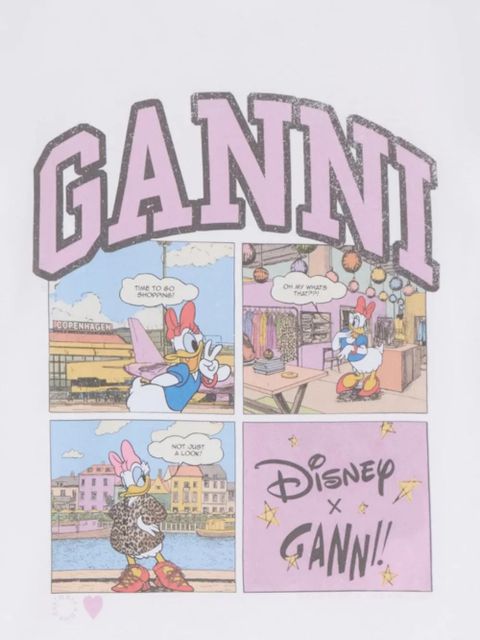 GANNI x Disney print T-shirt - White - zdjęcie produktu nr 2