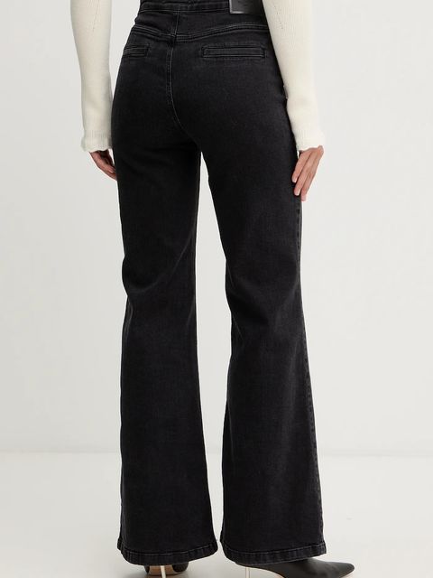 Twinset jeansy damskie kolor czarny 252TT2201