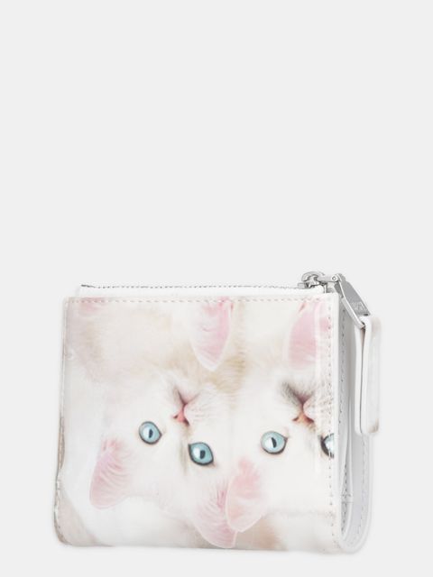 Diesel portfel PLAY PLAY BI-FOLD ZIP II damski kolor beżowy X10121.P6019 - zdjęcie produktu nr 2