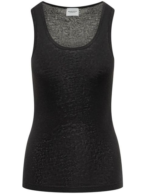 MARANT ÉTOILE Thea-Gz tank top - Black - zdjęcie produktu nr 1