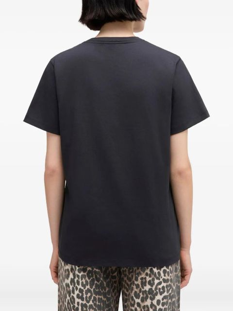 GANNI logo t-shirt - Grey
